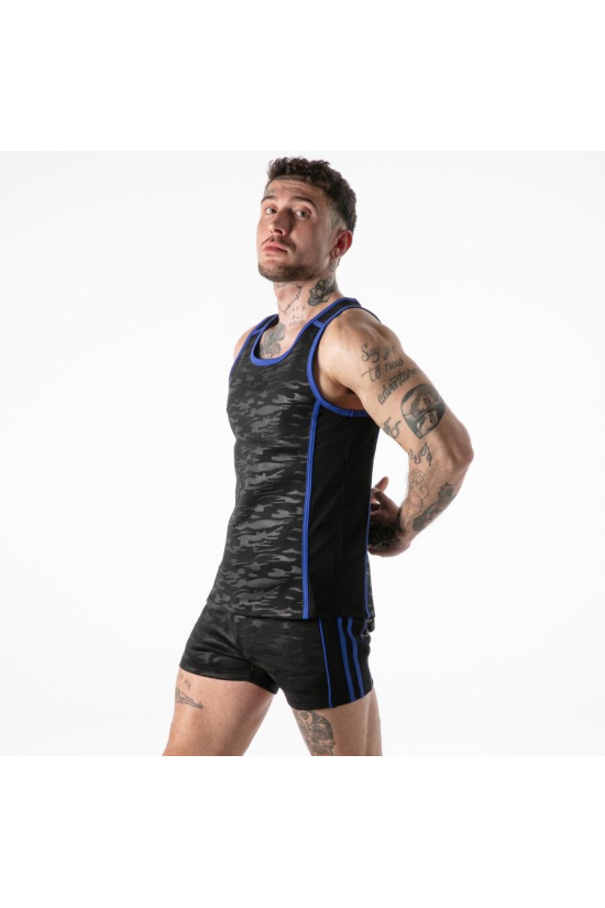 LOCKER GEAR - CANOTTA MILITARE COMPLETA BLU L