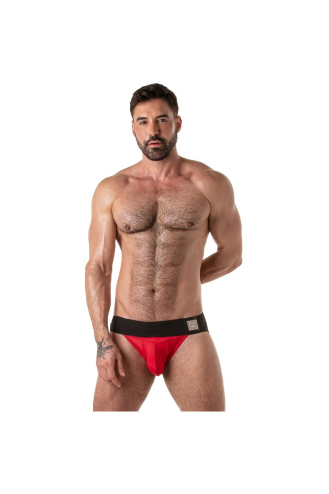 LOCKER GEAR - SOSTANTIVO CON FASCIA IN VITA LARGA ROSSO TAGLIA M