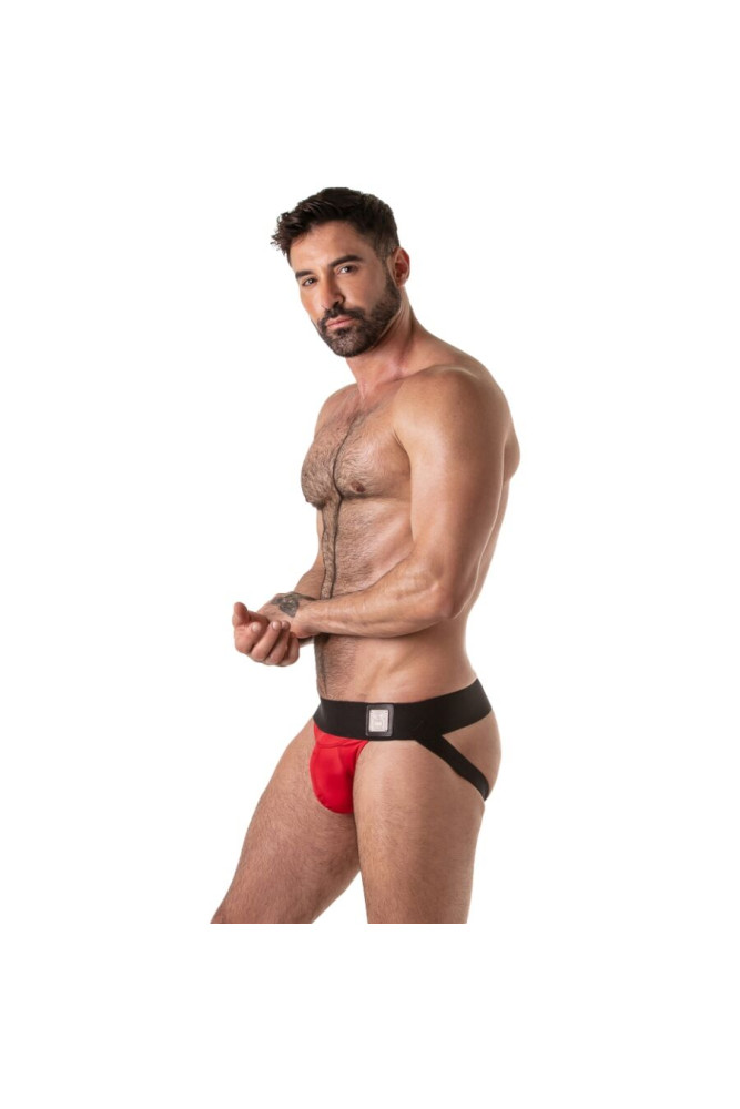 LOCKER GEAR - SOSPENSIONE CON FASCIA IN VITA LARGA ROSSA L