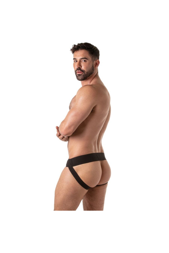 LOCKER GEAR - SOSPENSIONE CON FASCIA IN VITA LARGA NERA XL