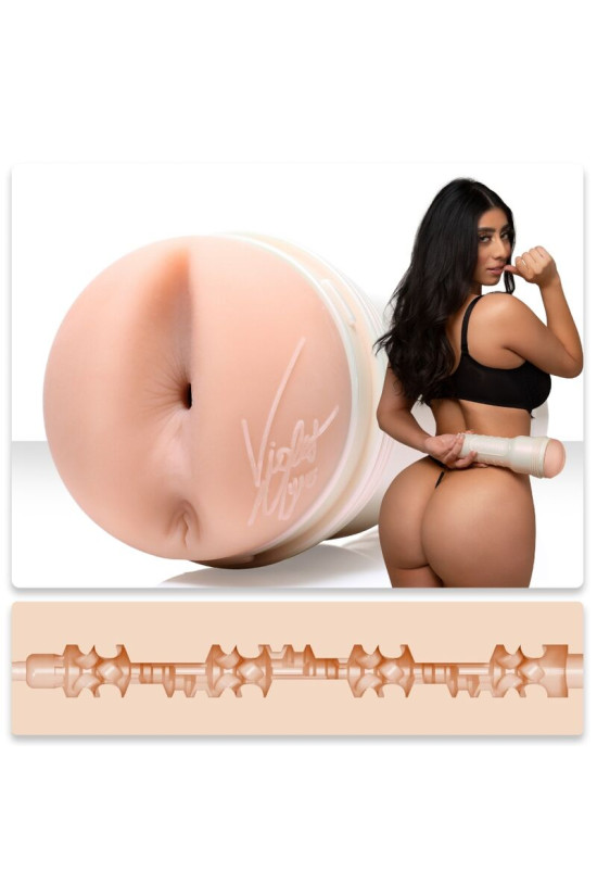 FLESHLIGHT GIRLS - VIOLET MYERS AHEGAO MASTURBATORE ANALE REALISTICO