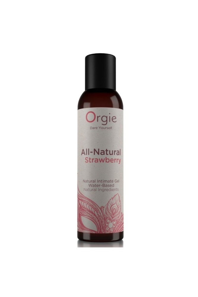 ORGIE - GEL INTIMO A BASE ACQUA COMPLETAMENTE NATURALE ALLA FRAGOLA 150 ML