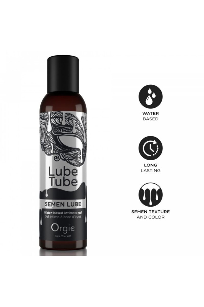 ORGIE - TUBO LUBRIFICANTE SEMEN LUBRIFICANTE GEL INTIMO A BASE DE ACQUA 150 ML