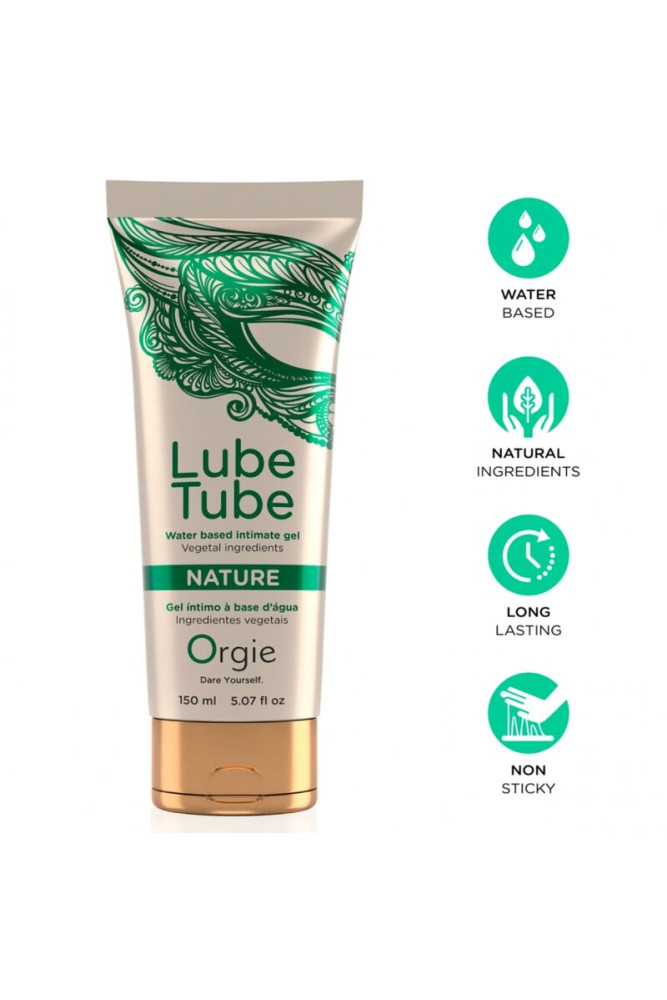 ORGIE - TUBO LUBRIFICANTE NATURE GEL INTIMO A BASE DE ACQUA 150 ML