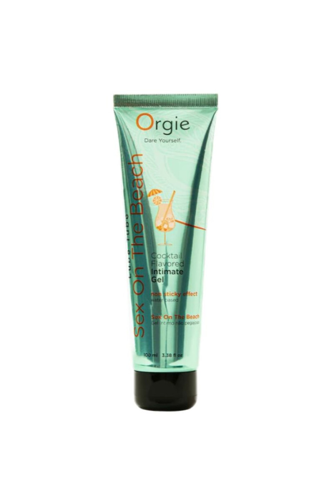 ORGIE - TUBO LUBRIFICANTE COCKTAIL SESSO IN SPIAGGIA GEL INTIMO BACIABILE A BASE DE ACQUA 100 ML