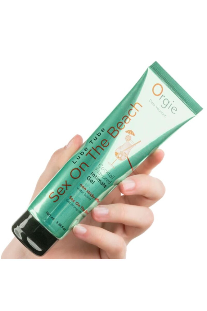 ORGIE - TUBO LUBRIFICANTE COCKTAIL SESSO IN SPIAGGIA GEL INTIMO BACIABILE A BASE DE ACQUA 100 ML