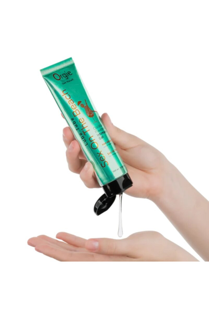 ORGIE - TUBO LUBRIFICANTE COCKTAIL SESSO IN SPIAGGIA GEL INTIMO BACIABILE A BASE DE ACQUA 100 ML