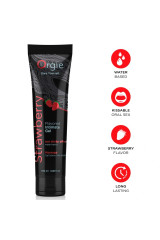 ORGIE - TUBO LUBRIFICANTE ALLA FRAGOLA BACIABILE GEL INTIMO A BASE DE ACQUA 100 ML