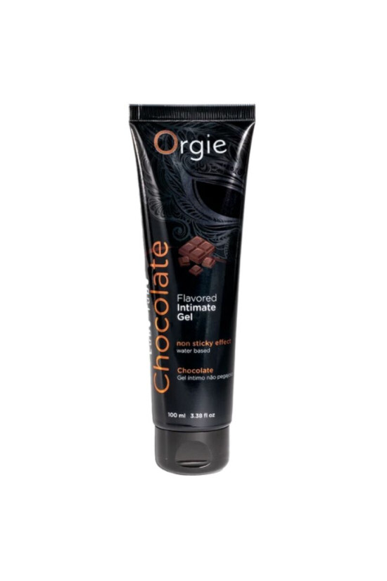 ORGIE - TUBO LUBRIFICANTE AL CIOCCOLATO BACIABILE GEL INTIMO A BASE DE ACQUA 100 ML