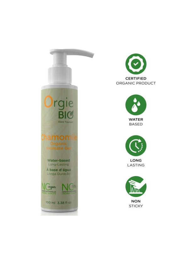 ORGIE - GEL INTIMO BIOLOGICO A BASE DE ACQUA ALLA CAMOMILLA 100 ML
