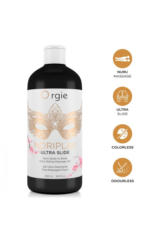 ORGIE - NORIPLAY ULTRA SLIDE GEL MASSAGGIO NURU CORPO A CORPO 500 ML