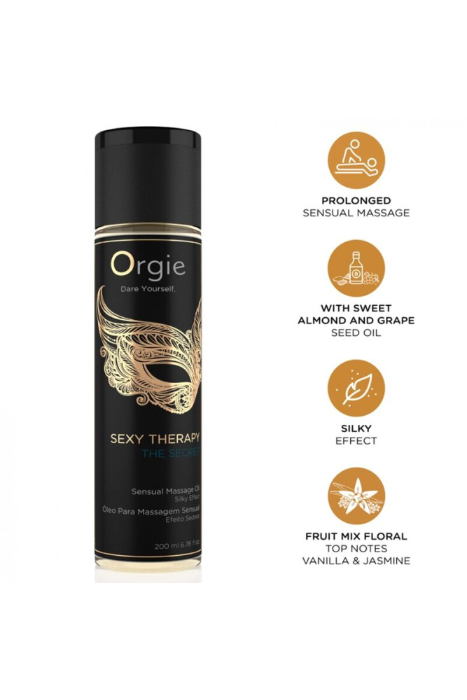 ORGIE - TERAPIA SEXY IL SEGRETO OLIO DA MASSAGGIO SENSUALE 200 ML