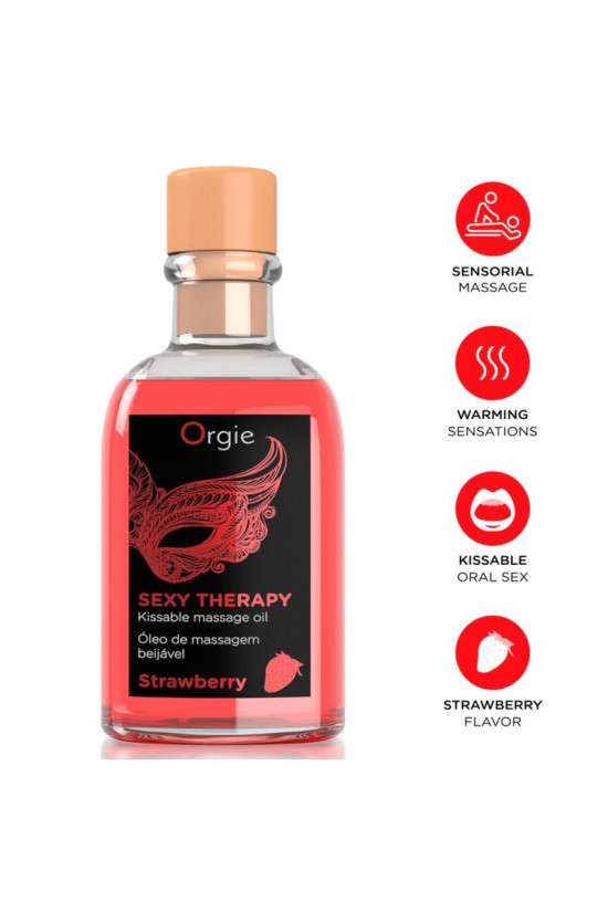 ORGIE - MASSAGGIO LABBRA SET MASSAGGIO KISSABLE ALLA FRAGOLA 100 ML
