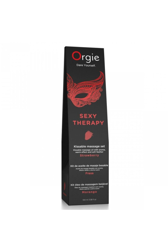 ORGIE - MASSAGGIO LABBRA SET MASSAGGIO KISSABLE ALLA FRAGOLA 100 ML