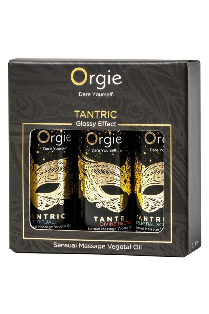 ORGIE - COLLEZIONE TANTRICA MINI FORMATO OLI DA MASSAGGIO SENSUALI 3 X 30 ML