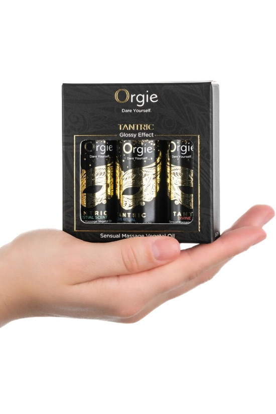 ORGIE - COLLEZIONE TANTRICA MINI FORMATO OLI DA MASSAGGIO SENSUALI 3 X 30 ML