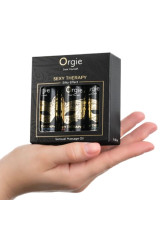 ORGIE - COLLEZIONE MINI FORMATO SEXY THERAPY OLI DA MASSAGGIO SENSUALI 3 X 30 ML
