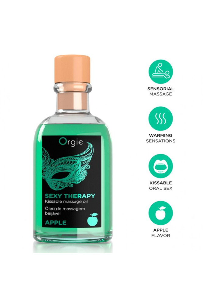 ORGIE - MASSAGGIO LABBRA MELA BACIABILE SET MASSAGGIO 100 ML