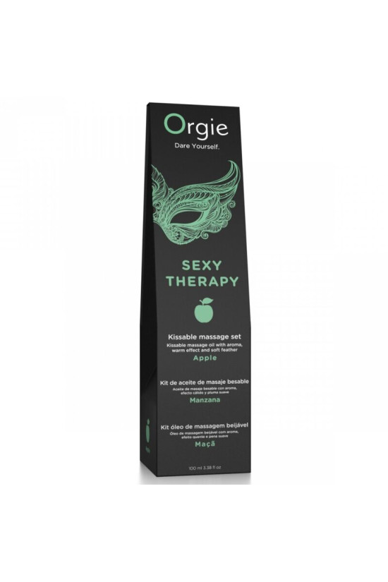 ORGIE - MASSAGGIO LABBRA MELA BACIABILE SET MASSAGGIO 100 ML