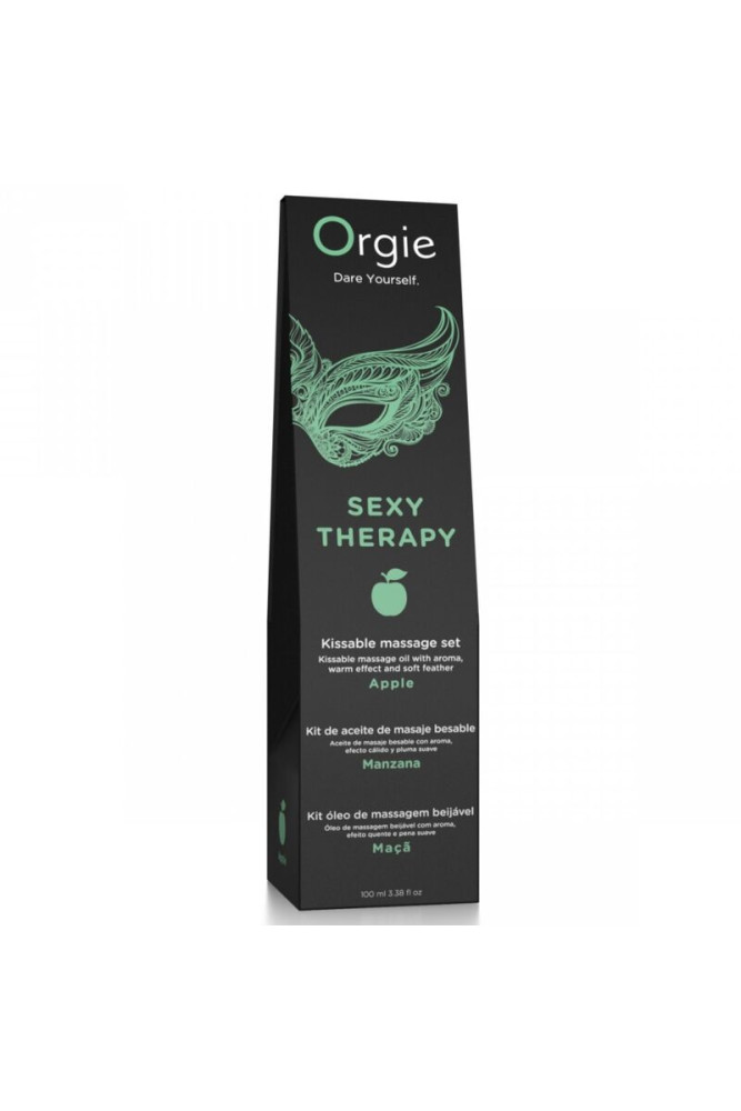 ORGIE - MASSAGGIO LABBRA MELA BACIABILE SET MASSAGGIO 100 ML