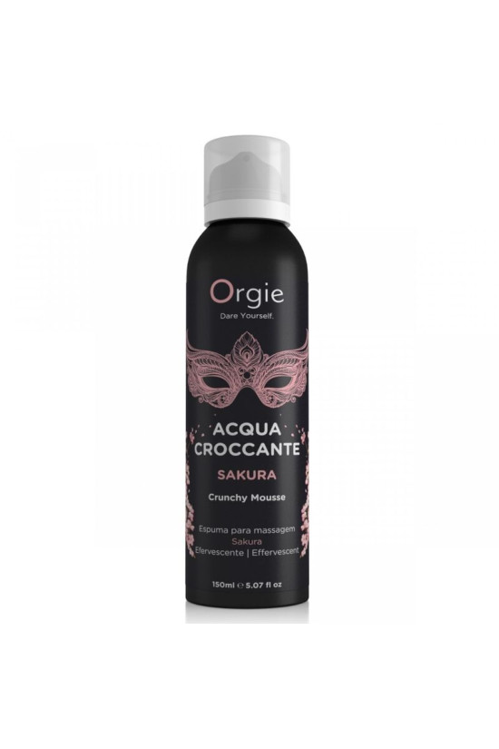 ORGIE - ACQUA CROCCANTE SAKURA MOUSSE DA MASSAGGIO CROCCANTE 150 ML