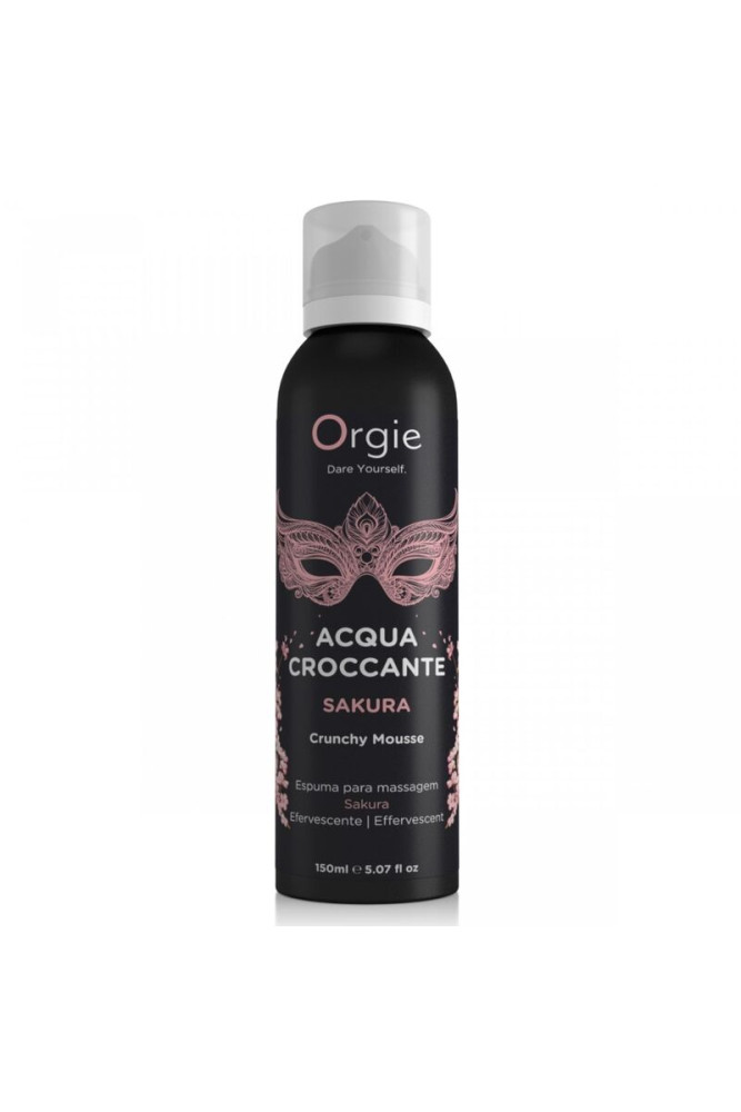 ORGIE - ACQUA CROCCANTE SAKURA MOUSSE DA MASSAGGIO CROCCANTE 150 ML