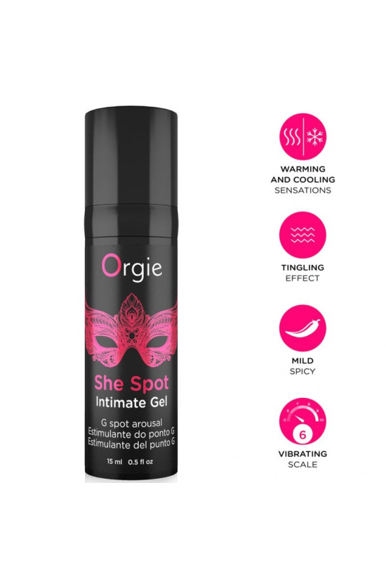 ORGIE - SHE SPOT G-SPOT GEL INTIMO ECCITANTE 15 ML