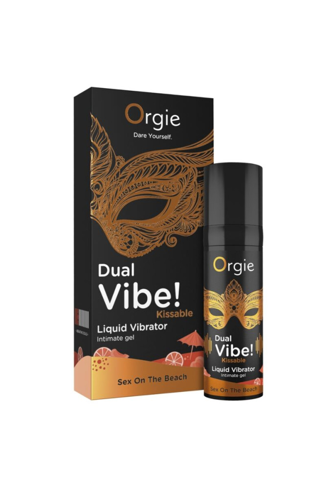 ORGIE - DOPPIA VIBRAZIONE! VIBRATORE LIQUIDO BACIABILE SEX ON THE BEACH 15 ML