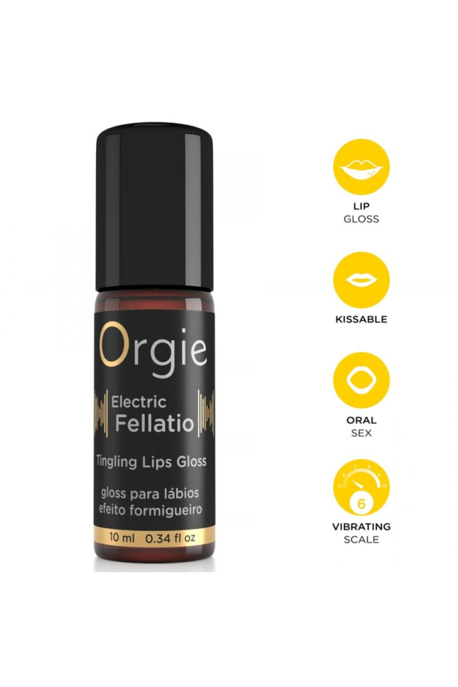 ORGIE - LUCIDALABBRA VIBRANTE E EFFETTO FORMICOLANTE CON FELLATIO ELETTRICA 10 ML