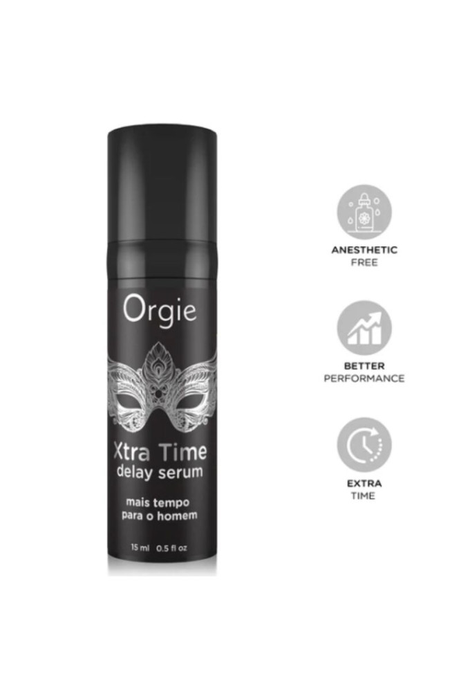 ORGIE - SIERO A RITARDO AL SILICONE EXTRA TIME SENZA ANESTETICO 15 ML