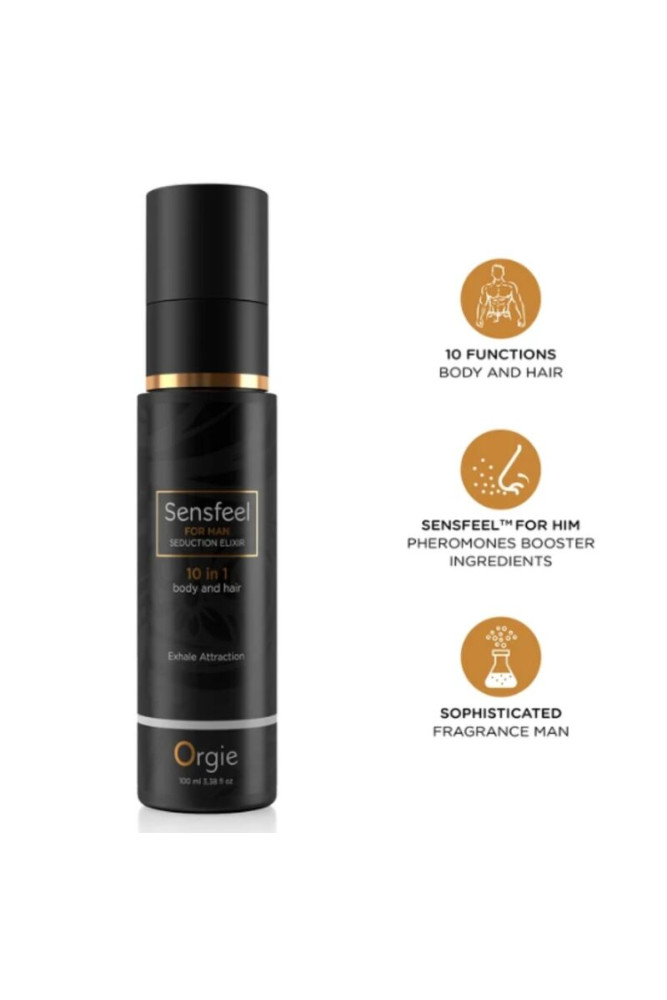 ORGIE - ELISIR DI SEDUZIONE SENSEEL FOR MAN 10 IN 1 CORPO E CAPELLI 100 ML