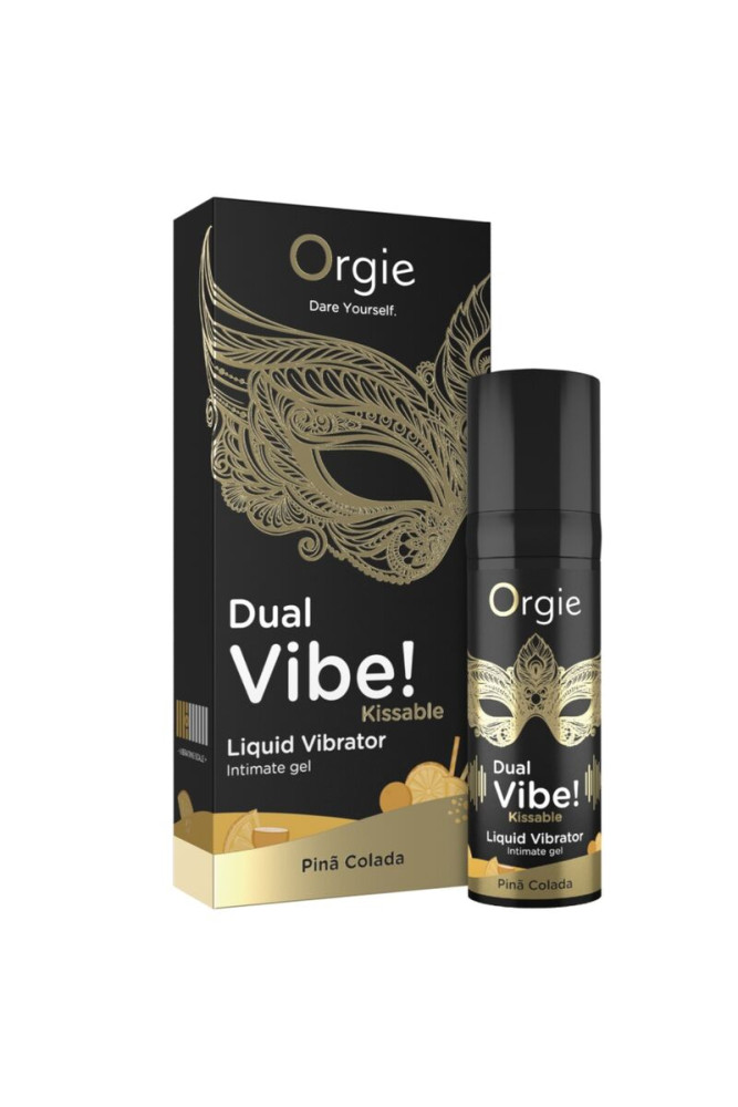 ORGIE - DOPPIA VIBRA! PIÑA COLADA KISSABLE VIBRATORE LIQUIDO 15 ML