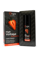 ORGIE - VIBRATORE LIQUIDO AD ALTA TENSIONE AL GUSTO DI FRAGOLA EXTRA FORTE E BACIABECILLE 15 ML