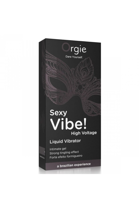 ORGIE - VIBRAZIONI SEXY! VIBRATORE LIQUIDO AD ALTA TENSIONE EXTRA FORTE 15 ML