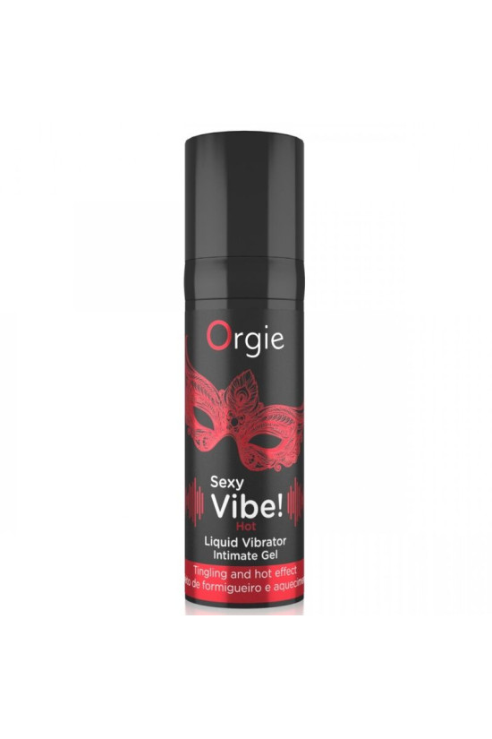 ORGIE - VIBRAZIONI SEXY! LIQUIDO CALDO E RISCALDANTE PER VIBRATORE 15 ML