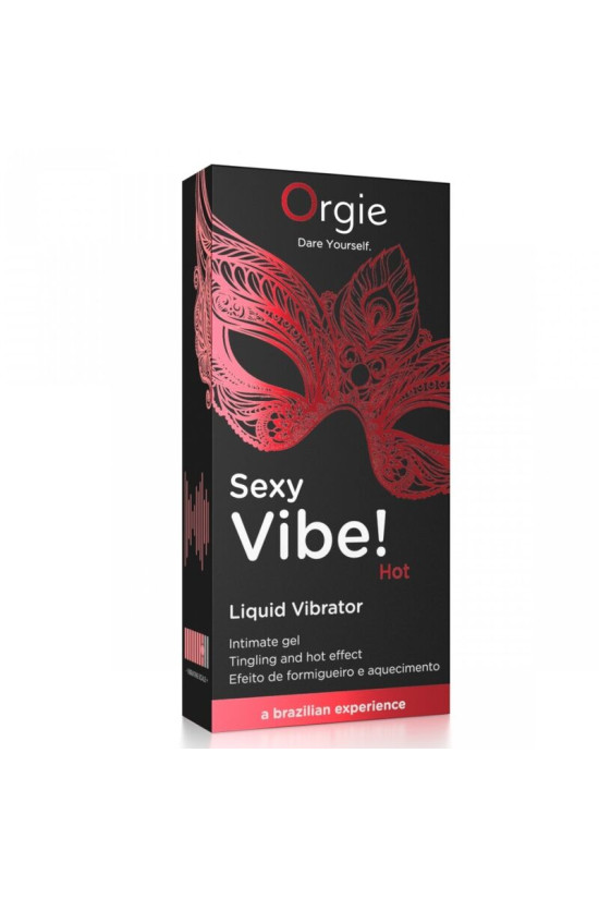 ORGIE - VIBRAZIONI SEXY! LIQUIDO CALDO E RISCALDANTE PER VIBRATORE 15 ML