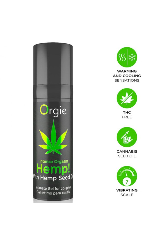 ORGIE - CANAPA! ORGASMO INTENSO SENSAZIONI MULTIPLE GEL INTIMO 15 ML