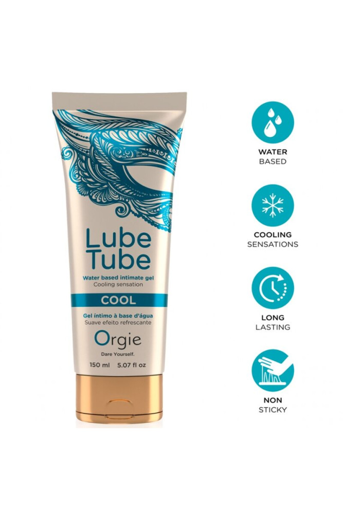 ORGIE - LUBRIFICANTE IN TUBO COOL GEL INTIMO RINFRESCANTE A BASE DE ACQUA 150 ML