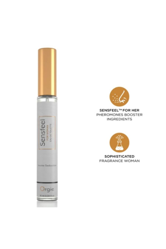 ORGIE - SENSFEEL FOR WOMAN PHOOMONE BOOSTER EAU DE TOILETTE FORMATO VIAGGIO 10 ML