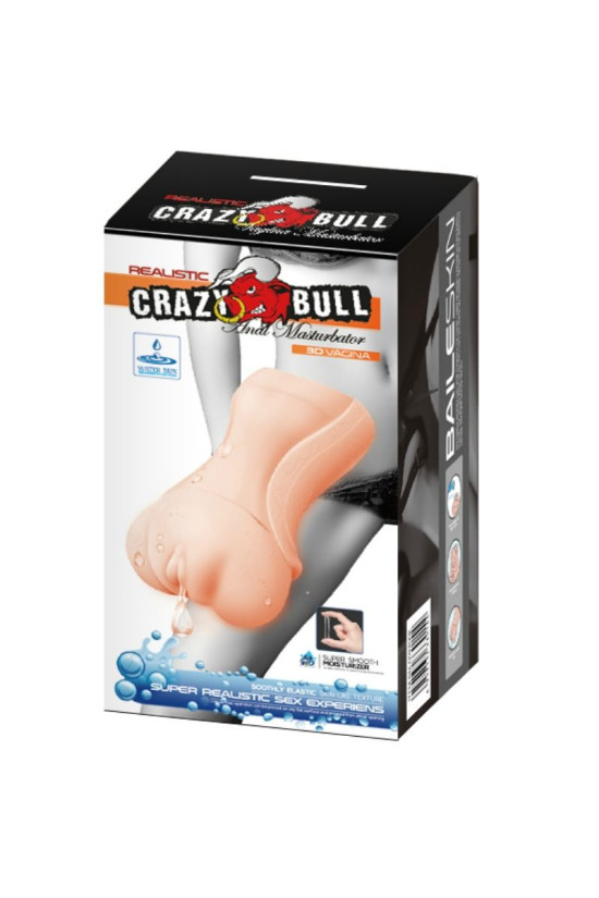 CRAZY BULL - MASTURBADOR DELLA VAGINA CON PELLE ACQUA