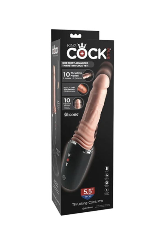 KING COCK PLUS - DILDO IN SILICONE PRO CON PROTEZIONE