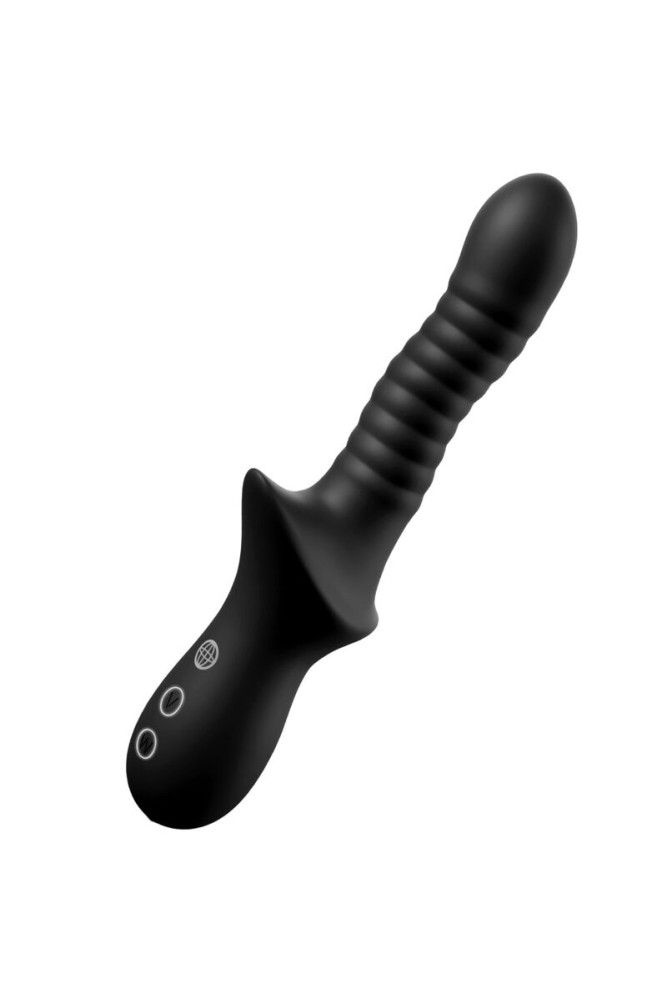 ANAL FANTASY ELITE - MASSAGGIATORE ANALE RICARICABILE NERO PLEASURE WAVE