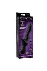 ANAL FANTASY ELITE - MASSAGGIATORE ANALE RICARICABILE NERO PLEASURE WAVE
