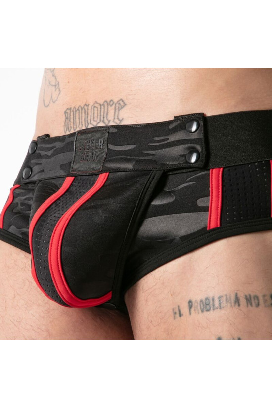 LOCKER GEAR - SBIANCINI DA LAVORO MILITARI COMPLETI ROSSI S