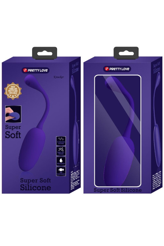 PRETTY LOVE - UOVO VIBRANTE RICARICABILE KNUCKER VIOLA