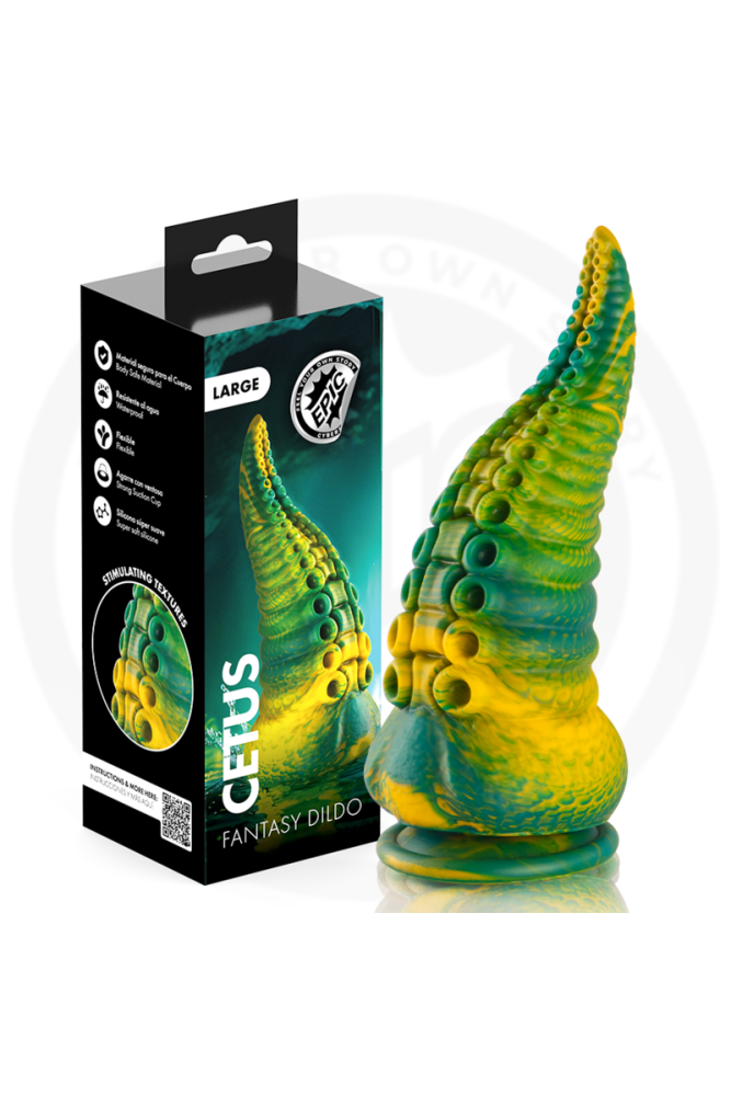 EPIC - DILDO CON TENTACOLI VERDI DI CETUS