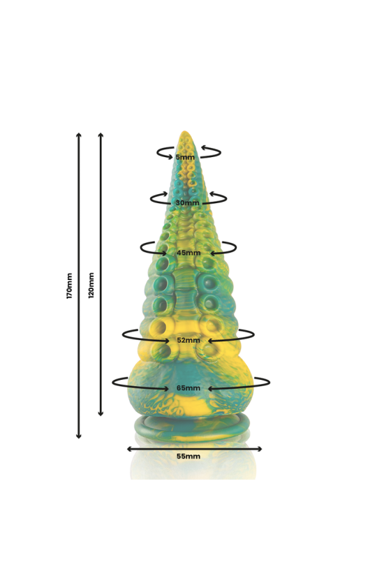 EPIC - CETUS DILDO TENTACOLO VERDE PICCOLO