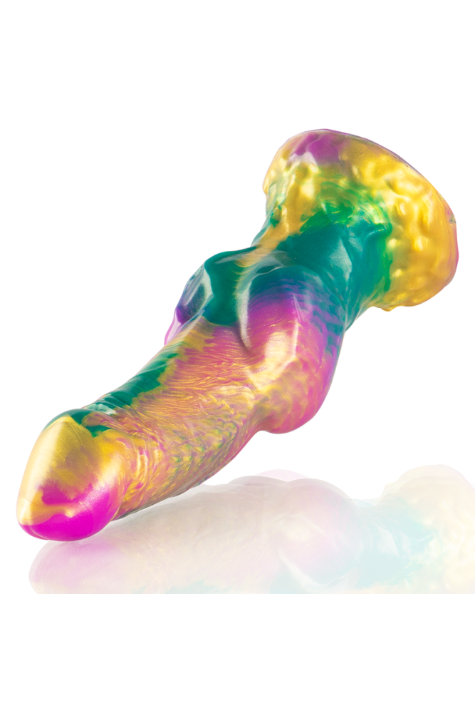 EPIC - DILDO IRIS CON TESTICOLI ARCOBALENO DEL PIACERE