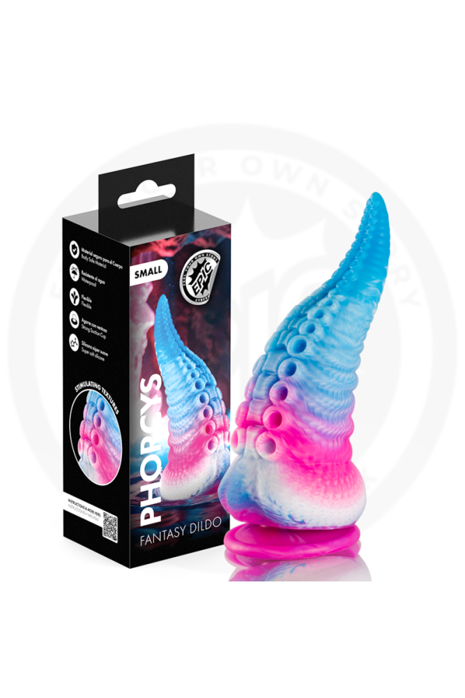 EPIC - PHORCYS DILDO CON TENTACOLI BLU
