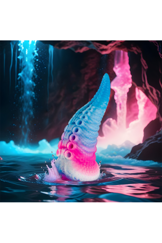 EPIC - PHORCYS DILDO CON TENTACOLI BLU